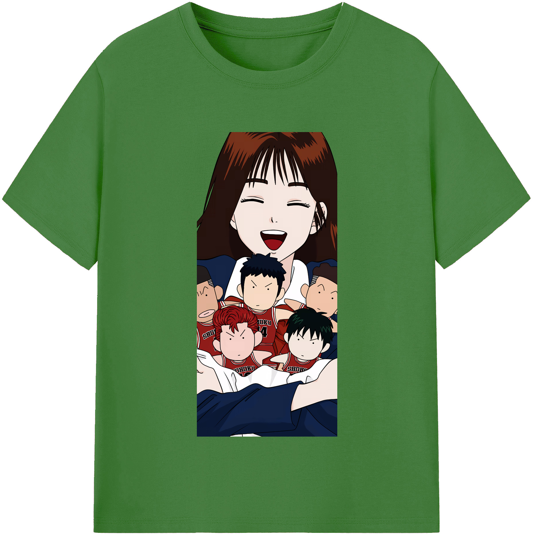 （画像用） SLAM DUNK／スラムダンク レディースカジュアルプリントTシャツ（綿100％）
